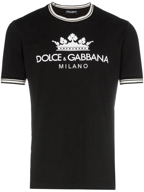 dolce gabbana logo t-shirt|farfetch dolce and gabbana t shirts.